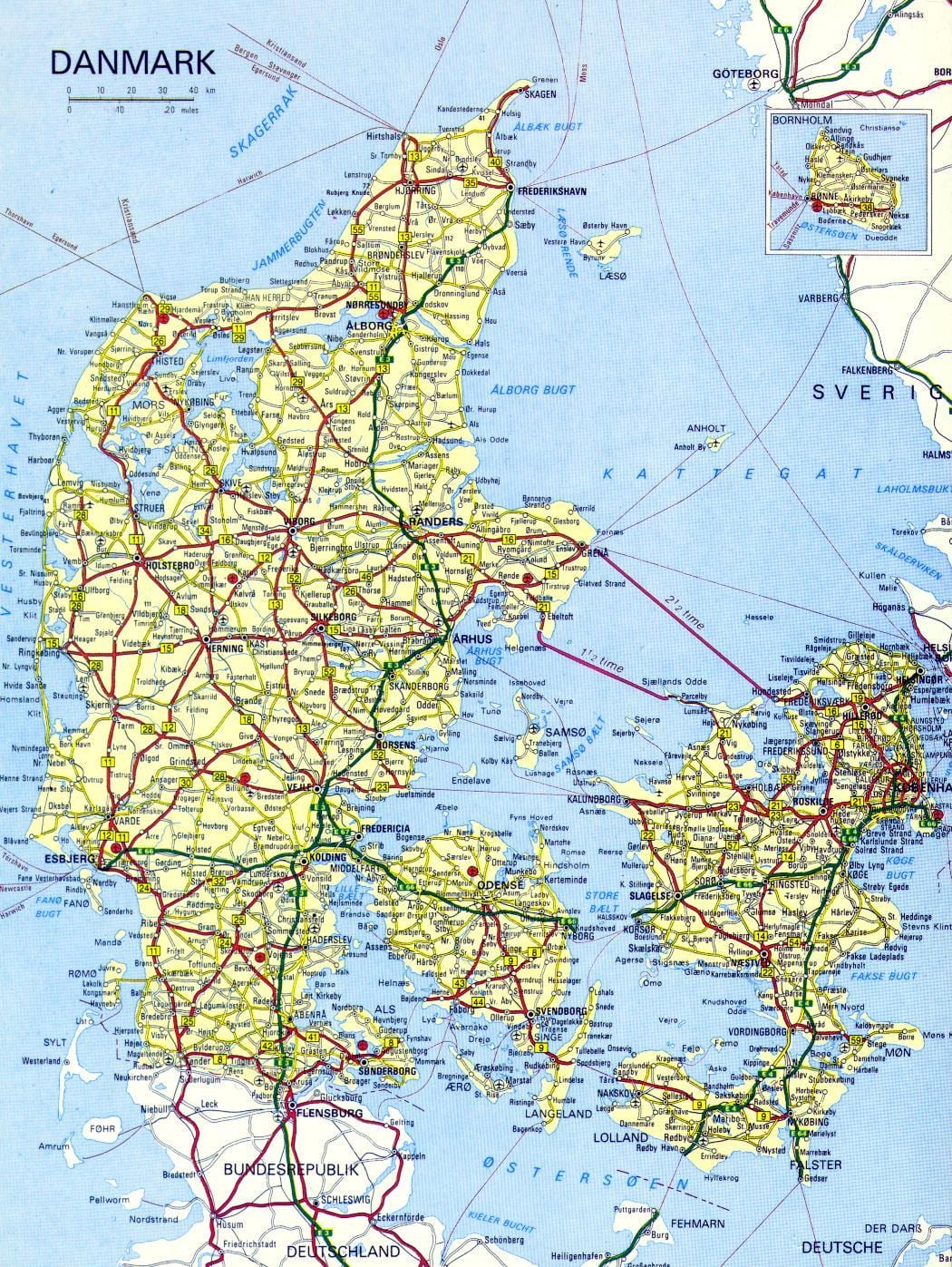 copenhagen danimarka mapa turistikoa