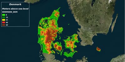 Mapa danimarka klima 