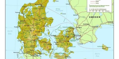 Mapa danimarka kommune