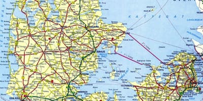 Copenhagen danimarka mapa turistikoa