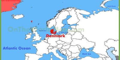 Copenhagen danimarka mapa europan